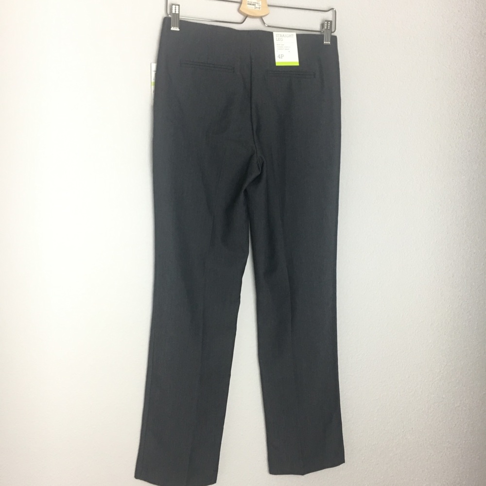 Style & Co. Petite  Straight Leg Pant Grey 4P NWT - Picture 2 of 8